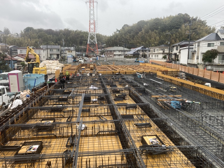 「（仮称）すないの家 都筑」もう少しで基礎工事完了です